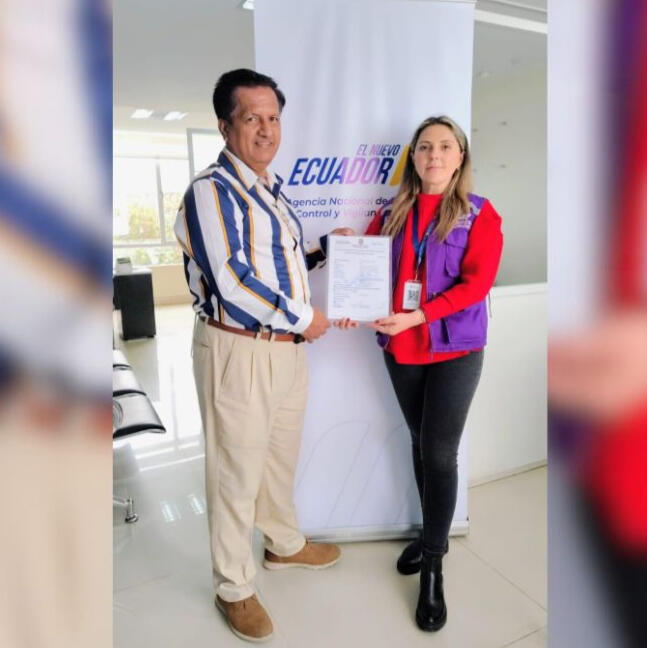 Entrega de Notificación Sanitaria ARCSA